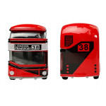 Poschodový autobus s napínacím pohonom